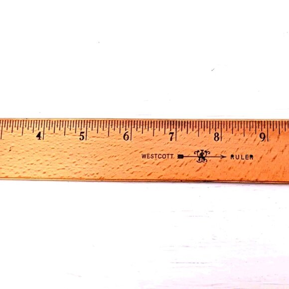 Wooden Vintage Rulers -Westcott-Senco Rockdale Works -15 + -Lot of 3 Made In USA - Picture 2 of 7